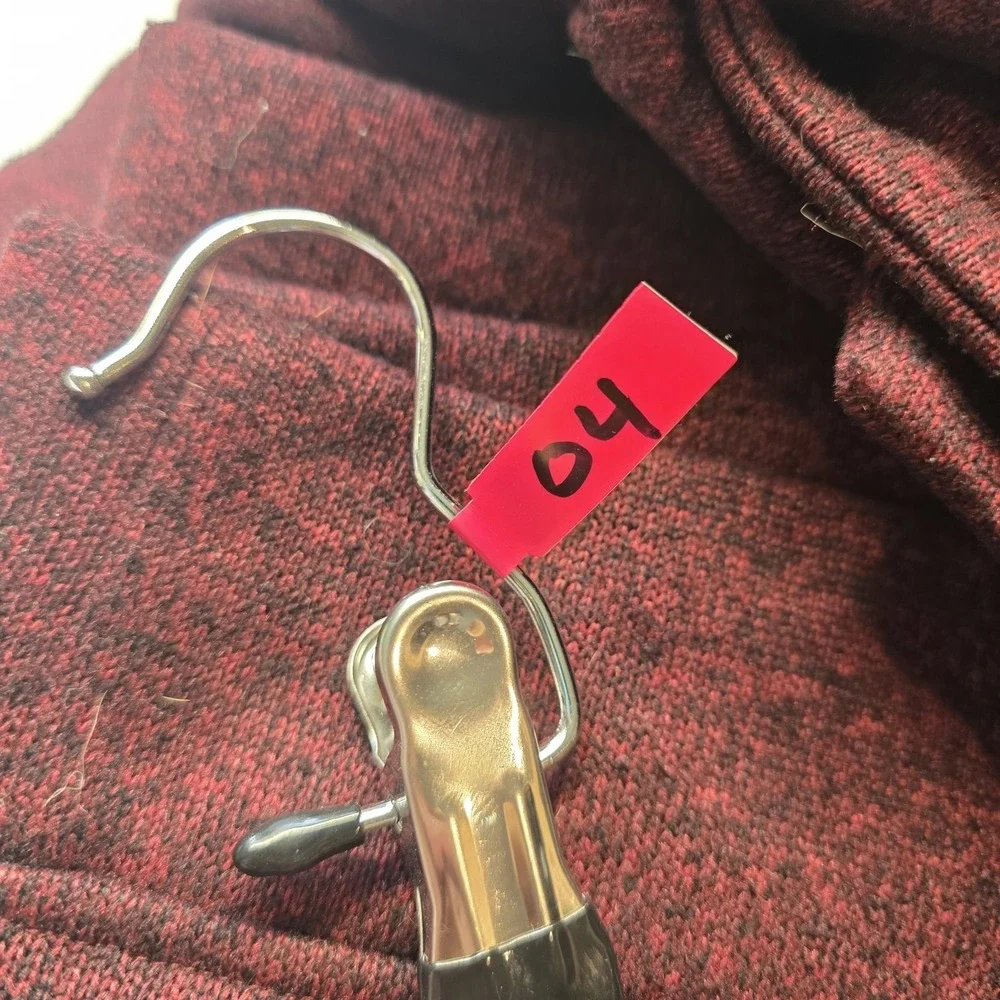 Ariat Contender Fleece‎ Zip Women's Large Cabernet Asymmetrical Zipper Maroon